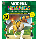 Dinosaurs and Prehistoric Animals Modern Mosaics Stick to the Numbers