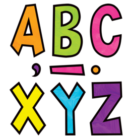 Brights 4Ever 7" Fun Font Letters