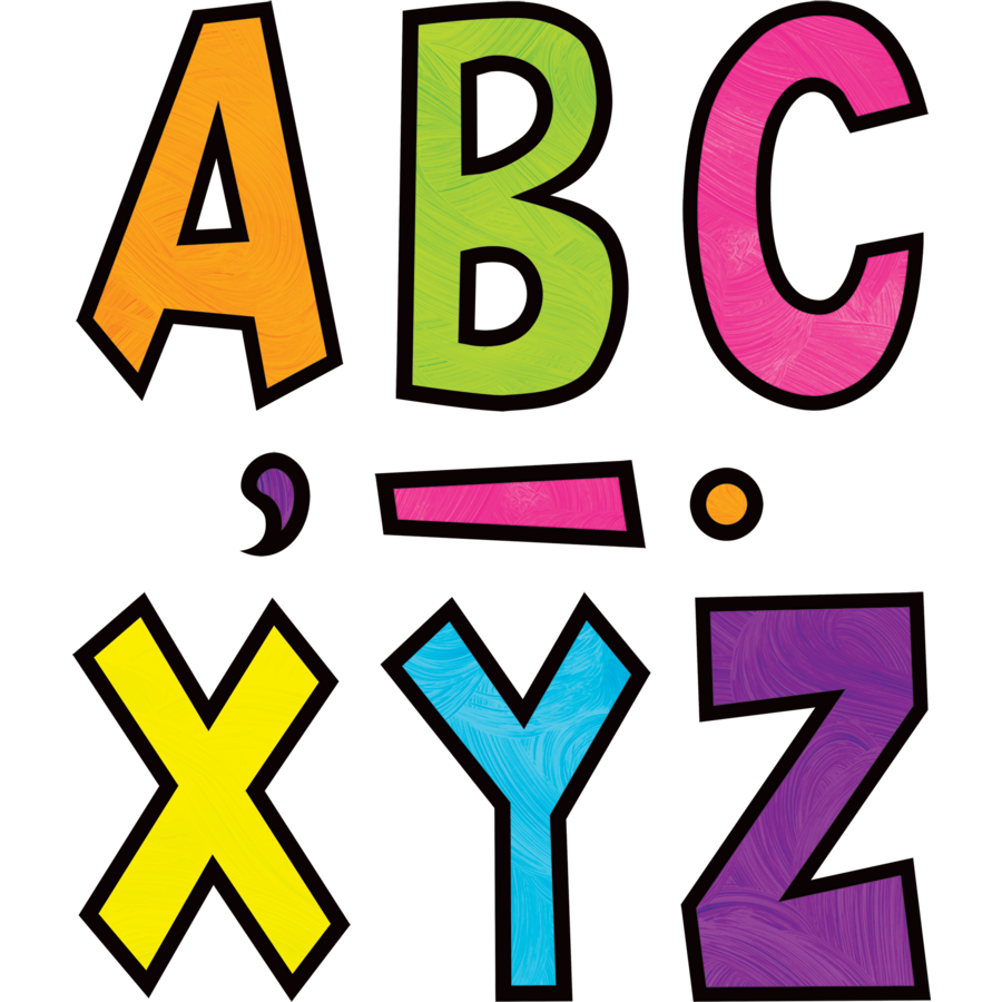 Brights 4Ever 7" Fun Font Letters Tools 4 Teaching
