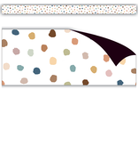 Everyone is Welcome Painted Dots Magnetic Border