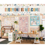 Everyone is Welcome Hearts Magnetic Border