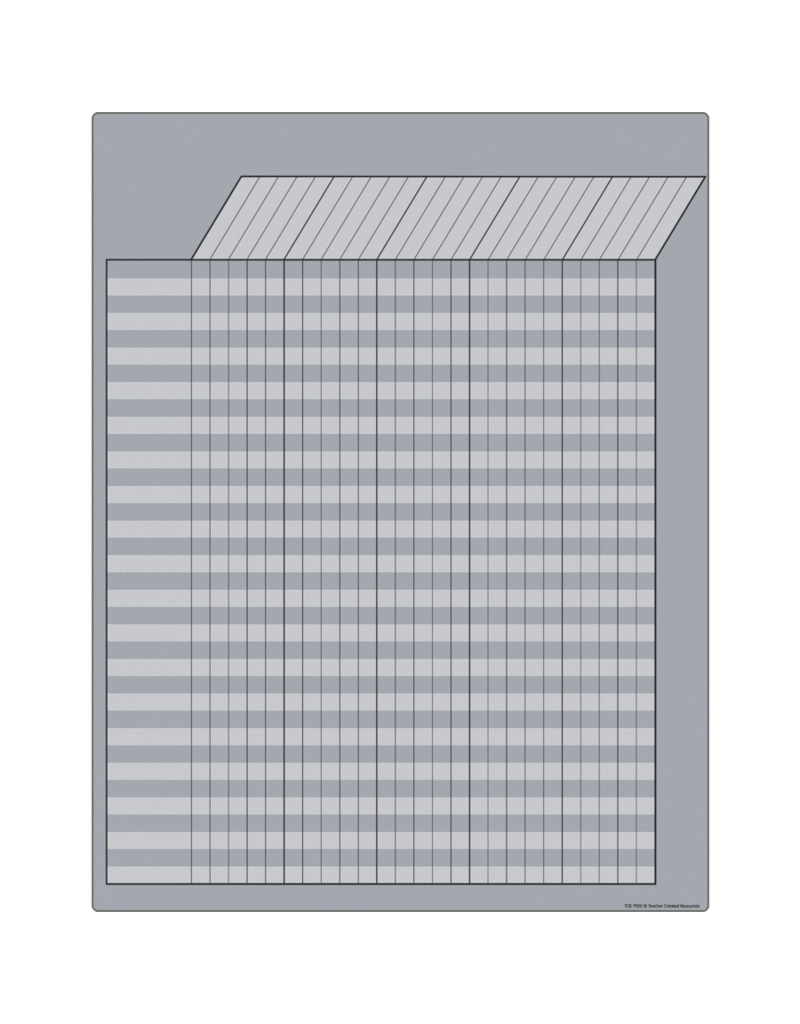 Gray Incentive Write-On/Wipe-Off Chart