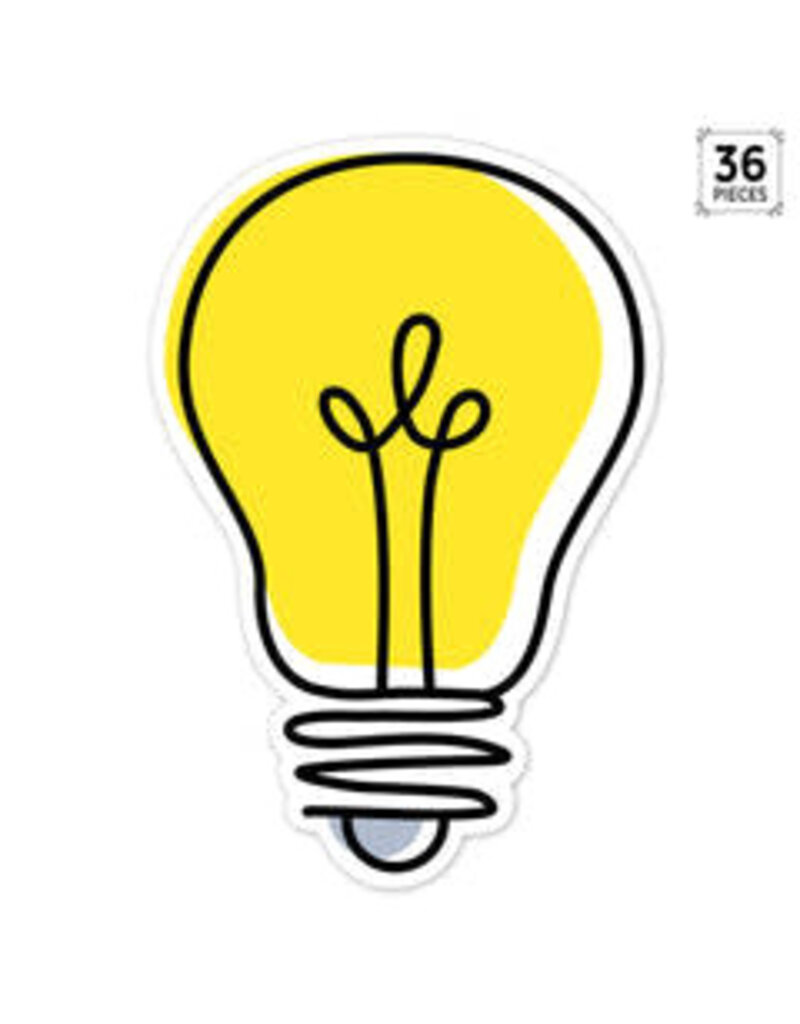 Doodle Lightbulb 6" Designer Cut-Outs