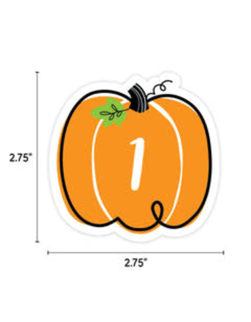 Doodle Pumpkin Calendar Days