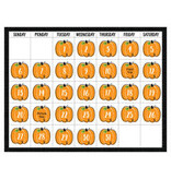 Doodle Pumpkin Calendar Days