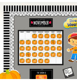 Doodle Pumpkin Calendar Days