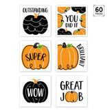 Doodle Pumpkin Reward Stickers