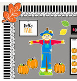 Doodle Pumpkin 6" Designer Cut-Outs