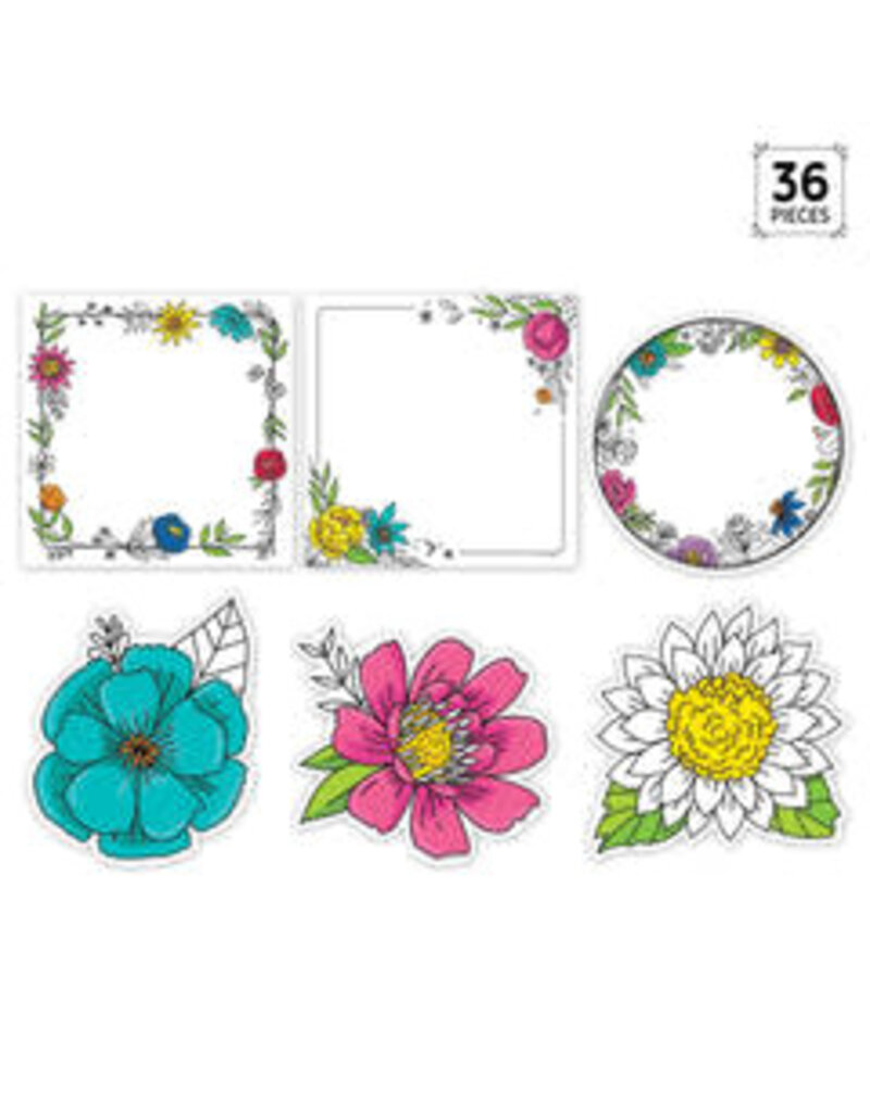 Doodly Blooms 6" Designer Cut-Outs