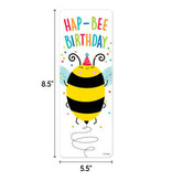 HAP-BEE Birthday Bookmark