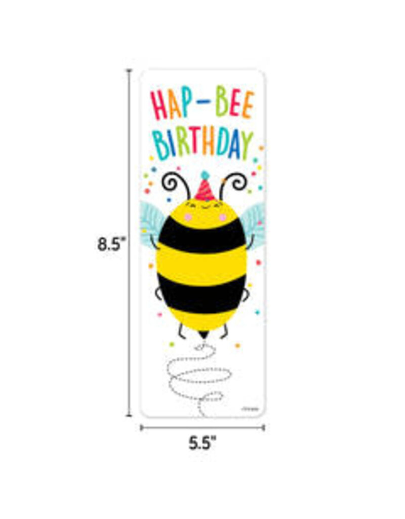 HAP-BEE Birthday Bookmark