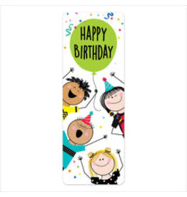 Stick Kids Happy Birthday Bookmarks