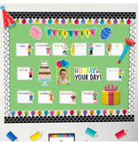 Stick Kids Happy Birthday Mini Bulletin Board