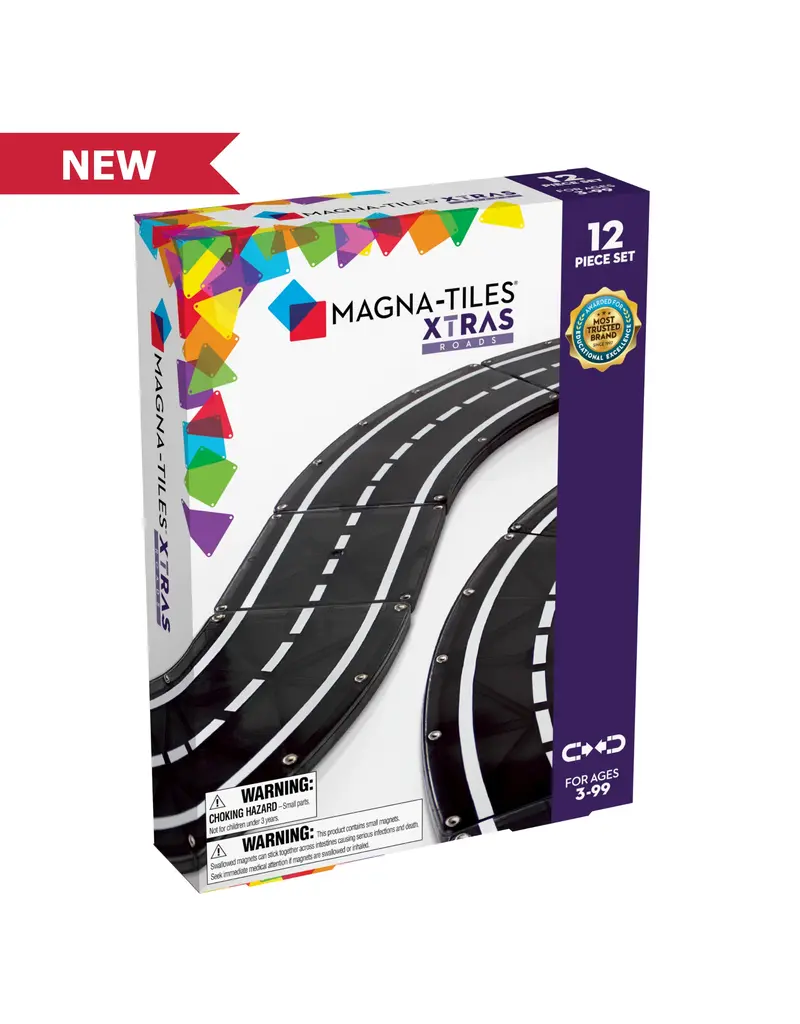 Magna-Tiles® XTRAS: Roads 12-Piece Set