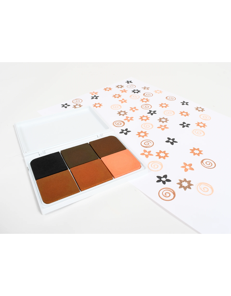 Jumbo 6-in-1 Washable Stamp Pad - Skin Tones