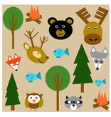 Forest Learning Lovey Collection