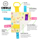 Easter Crinkle Tag Square