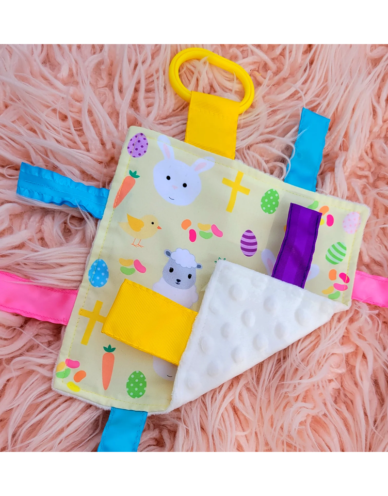 Easter Crinkle Tag Square