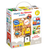 Match the Vehicles Puzzles for ages: 2+