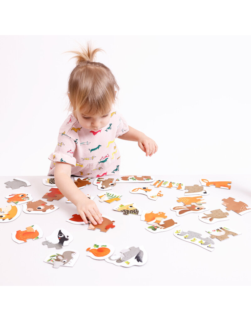 Progressive Puzzles Forest Animals for ages: 2+