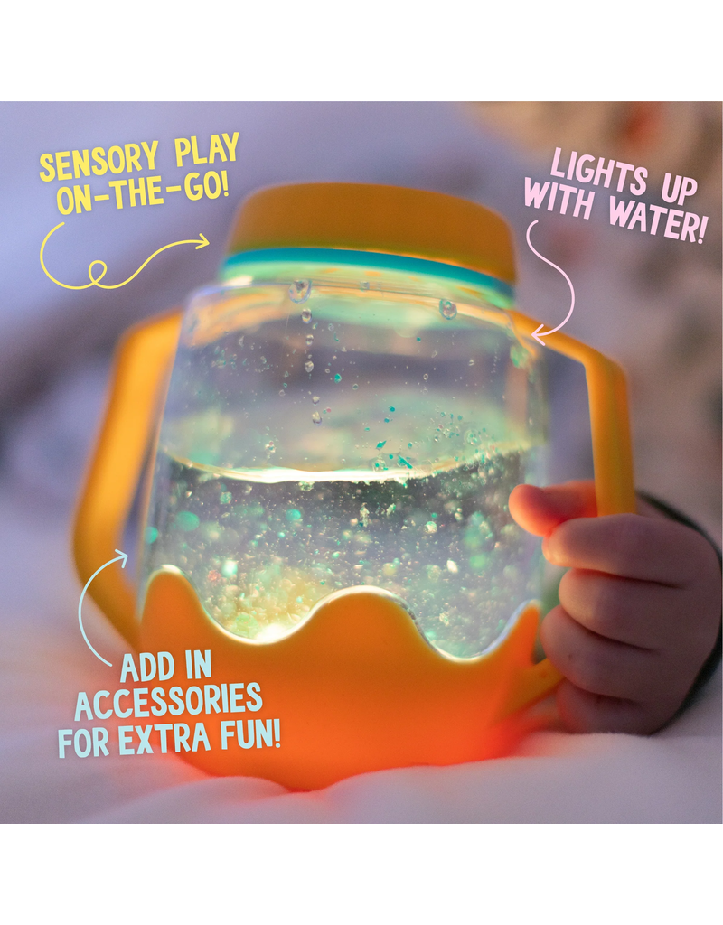 Teal Sensory Play Jar