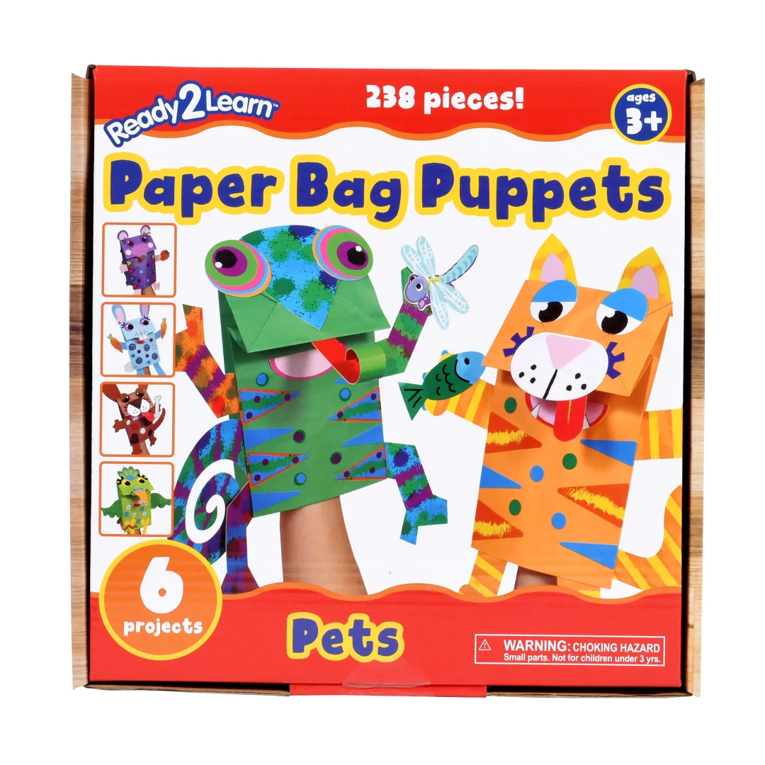 Christmas Paper Bag Puppets & A New Book - The Chirping Moms