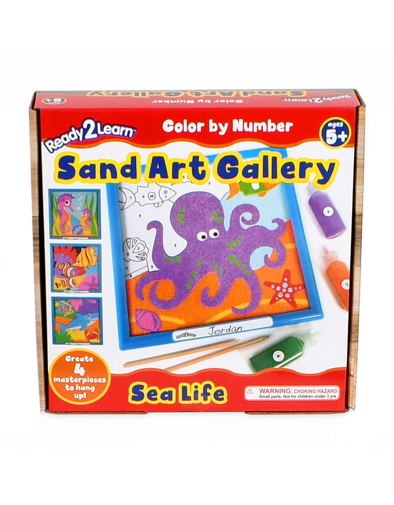 Sand Art Gallery - Color By Number - Sea Life