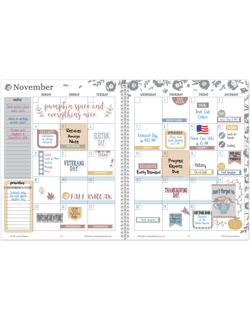 Classroom Cottage Teacher Planner