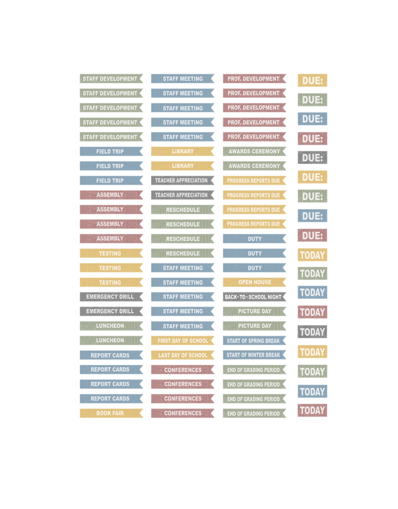 Classroom Cottage Teacher Planner