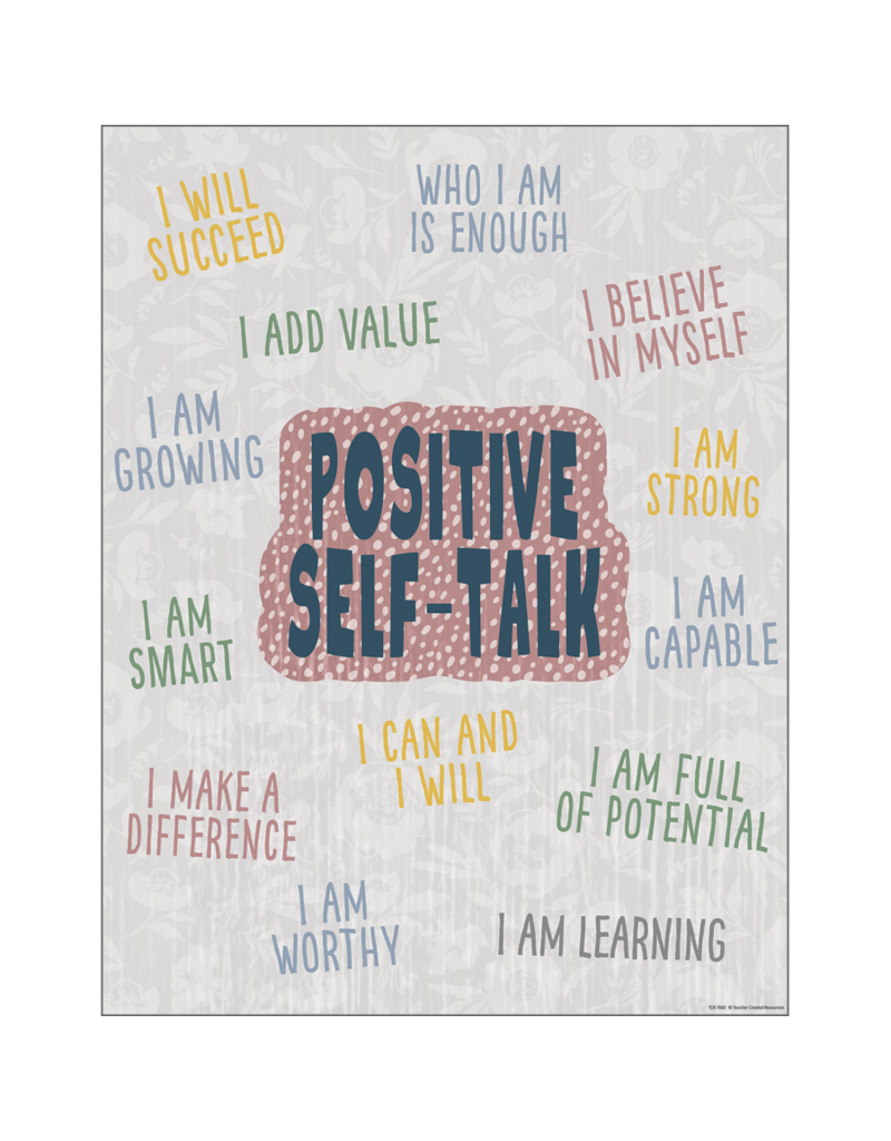 Classroom Cottage Positive Self-Talk Chart