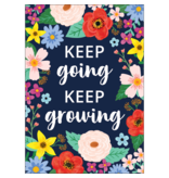 Wildflowers Keep Going, Keep Growing Positive Poster