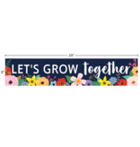 Wildflowers Let's Grow Together Banner