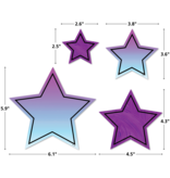 Brights 4Ever Stars Accents - Assorted Sizes