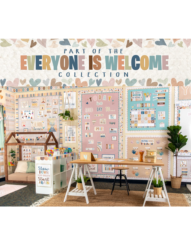 Everyone is Welcome Be Kind to Everyone Positive Poster