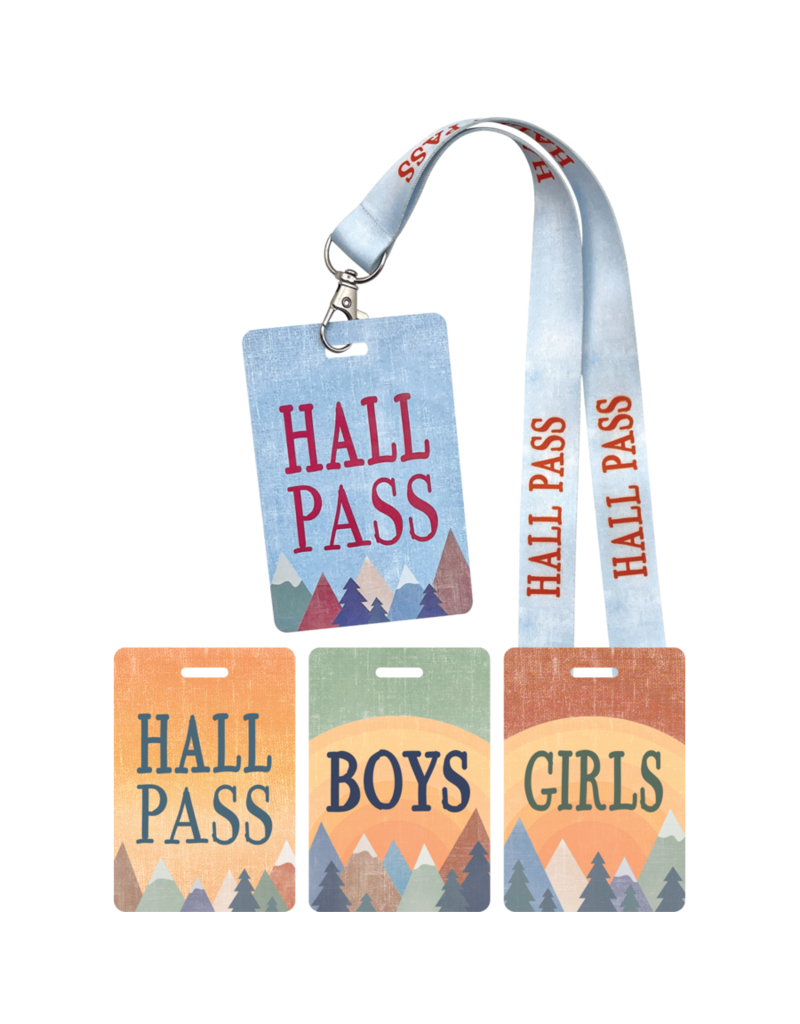 Moving Mountains Hall Pass Lanyards