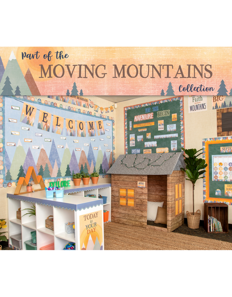 Moving Mountains Let the Adventure Begin Mini Bulletin Board