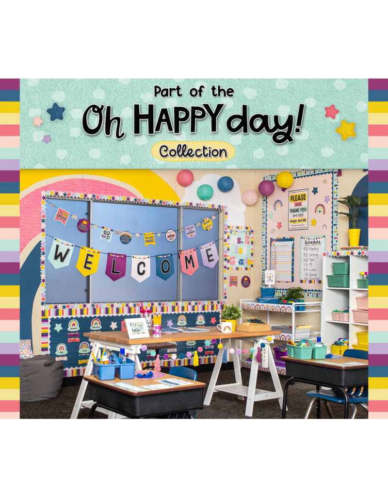 Oh Happy Day Bold Block 4" Letters Combo Pack