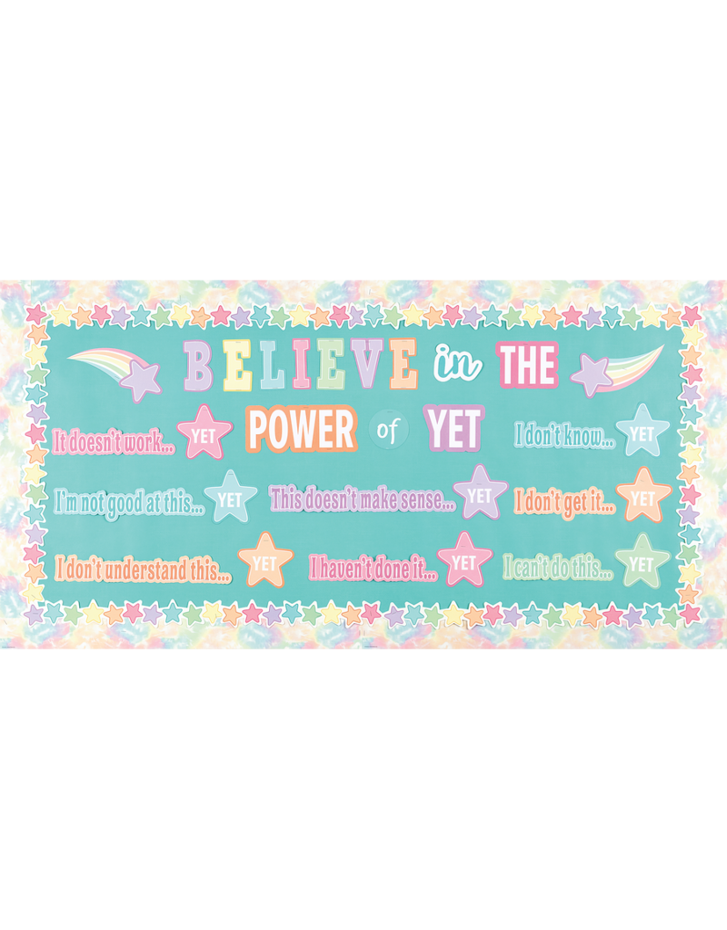 Pastel Pop Believe in the Power of Yet Mini Bulletin Board