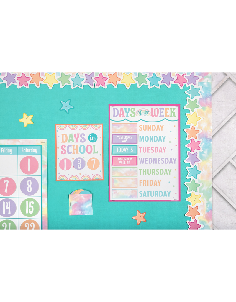 Pastel Pop Calendar Bulletin Board