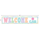 Pastel Pop Welcome to Our Class Banner