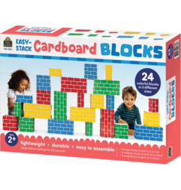 Easy-Stack Cardboard Blocks (24-Piece Set)