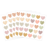 Terrazzo Tones Hearts Stickers