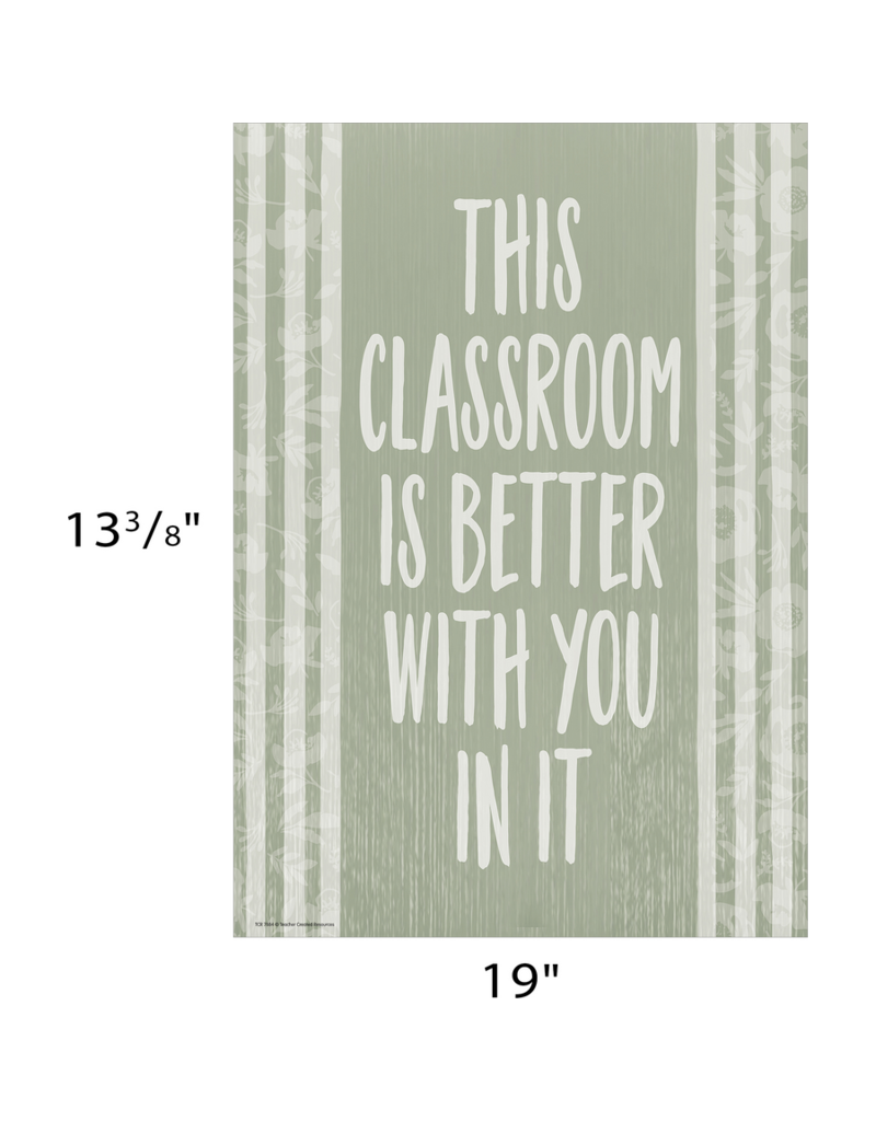 This Classroom Is Better with You in It Positive Poster