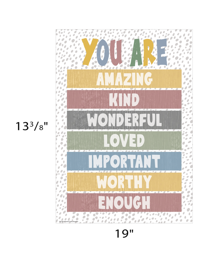 You Are Enough Positive Poster