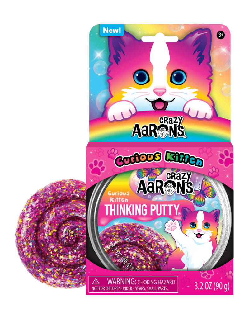 Crazy Aaron's® - Curious Kitten Thinking Putty®