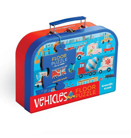 24-Piece Puzzle Case - Vehicles