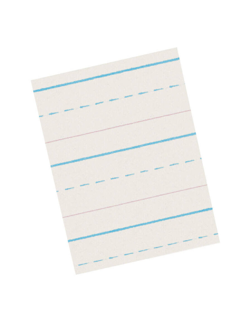Pacon® Newsprint Handwriting Paper 11" X 8-1/2", Ruled Long Picture Story, Grade 1   500 Sheets