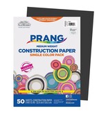 Prang® Construction Paper Black 9" X 12"   Black   50 Sheets