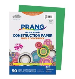 Prang® Construction Paper Holiday Green 9" X 12"   Holiday Green   50 Sheets