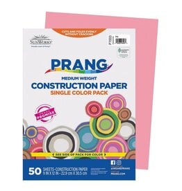 Prang® Construction Paper 9" X 12"   Pink   50 Sheets